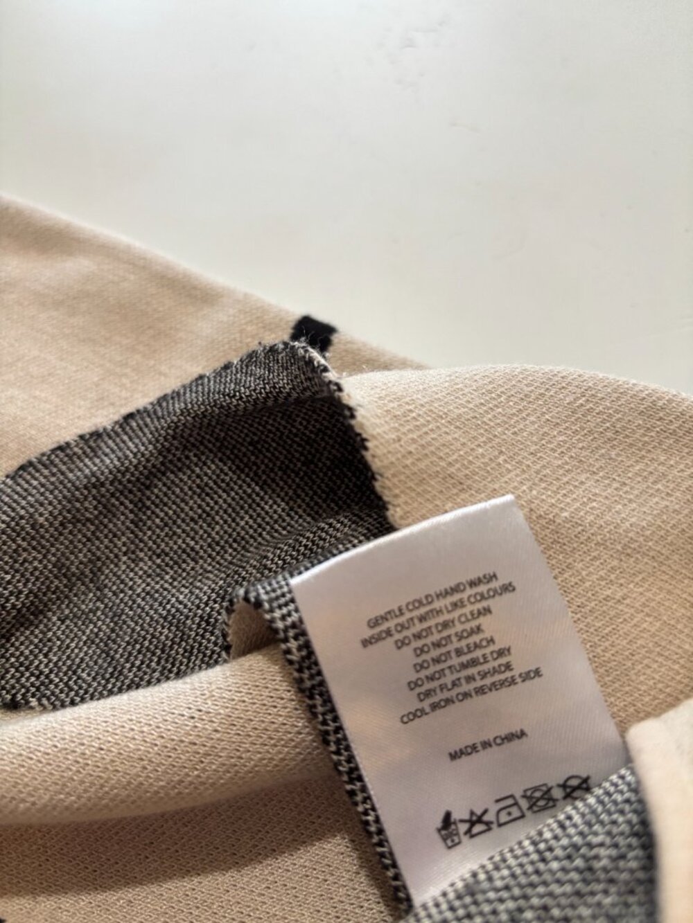 White Fox Beige & Black Knit Two-Piece Set • Size Small - Picture 11 of 11